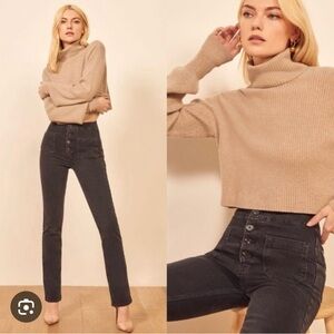 Reformation straight leg jeans, size 25